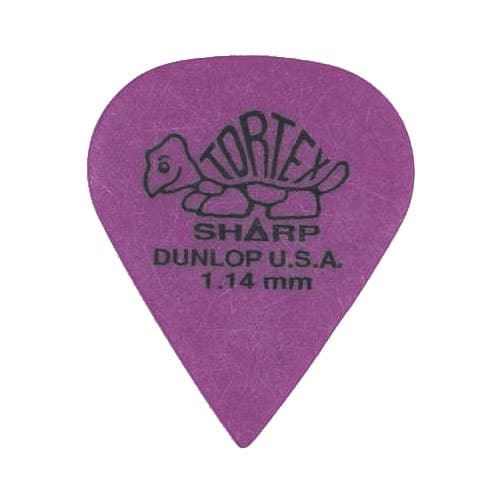 Dunlop 412P114 - Tortex Sharp Guitar Pick 1,14mm X 12 - Image 2