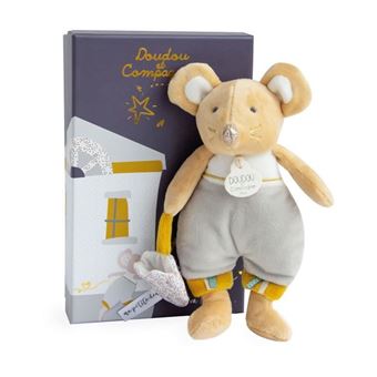La Petite Souris Doudou et Compagnie Bulu Beige