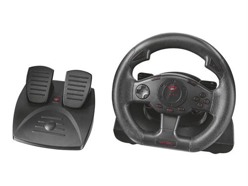 Trust GXT 580 - Stuur en pedalen-set - met bekabeling - voor PC, Sony PlayStation 3
