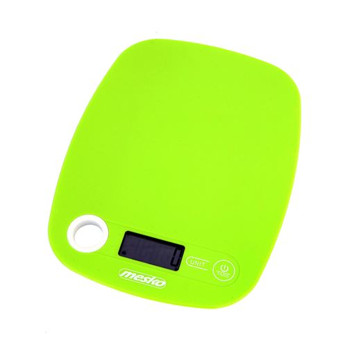 Mesko MS3159G Balance de Cuisine Numérique, 5 kg, Écran LCD, Haute Précision, Multifonction Verde