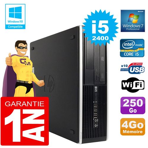 Acheter Pc hp compaq 8300 sff core i5-2400 ram 4go disque 250 go graveur dvd wifi w7 État correct - 149,00 € Pc hp compaq 8300 sff core i5-2400 ram 4go disque 250 go graveur dvd wifi w7 État correct - Hewlett-Packard reconditionné disponible sur Fnac
