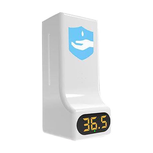 Distributeur de savon Thermomètre mural automatique sans contact pour école industrielle - Multicolore