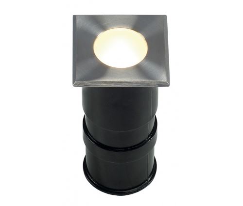 Power trail-lite carré, inox 316, 1w led 3000k, ip67