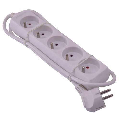 Bloc 5 prises 3g*1.0mm2*1m - I-Watts