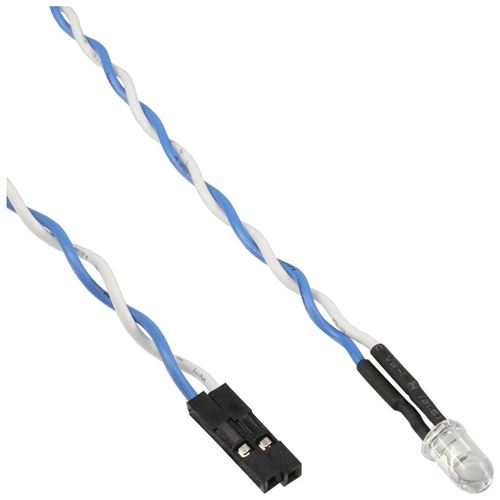 Inline Bleue Carte Mère Inline® Power / Hdd Led 5Mm 0.8M