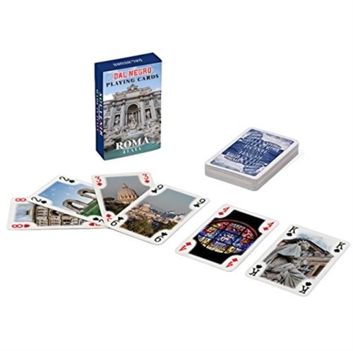 Dal Negro cartes à jouer Roma carton bleu 56-part