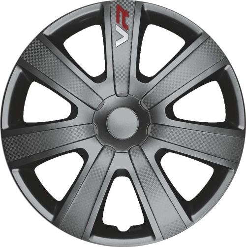 AutoStyle moyeux de moyeu VR 14 pouces ABS gris foncé lot de 4