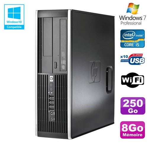 Acheter Pc hp elite 8300 sff core i5 3470 3.2ghz 8go disque 250go graveur usb3 wifi w7 État correct - 159,00 € Pc hp elite 8300 sff core i5 3470 3.2ghz 8go disque 250go graveur usb3 wifi w7 État correct - Hewlett-Packard reconditionné disponible sur Fnac