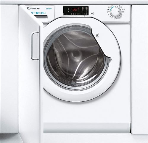 Lave-linge intégrables 7kg CANDY 1200tr/min 59.6cm D, CBW27D1E-S