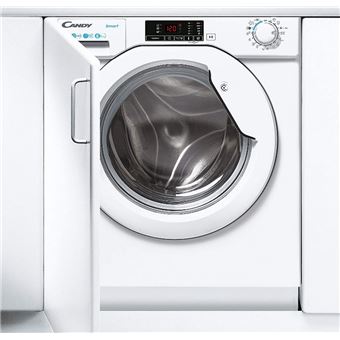 Candy SMART CBW 27D1E-S - Machine à laver - intégré - Niche - largeur : 60 cm - profondeur : 57 cm - hauteur : 83 cm - chargement frontal - 58 litres - 7 kg - 1200 tours/min - blanc