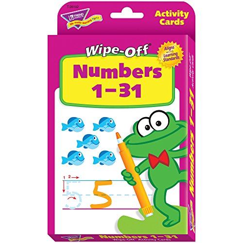 TREND enterprises, Inc. Numbers 1-31 Wipe-Off Activity Cards