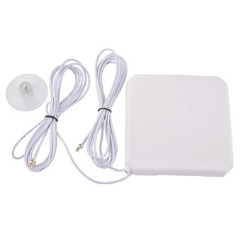 4g Lte Double Antenne Mimo Booster 35dbi Panneau De Gain Eleve Prise Ts9 Pour Reseau Wifi Routeur Mobile Bi467 Connectique Audio Video Achat Prix Fnac