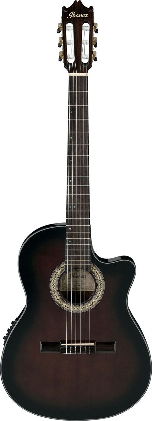 Ibanez GA35TCE-DVS Dark Violin Sunburst brillante - Guitare classique électro