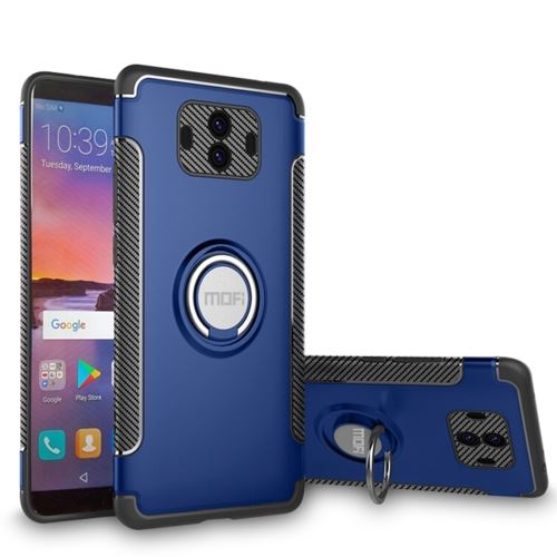 Huawei Mate 10 Coque Protection Plastique Arrière anti-choc support magnétique Bleu ALS53349