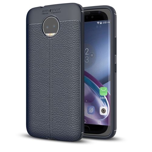 Motorola Moto G5S Plus Coque Protection TPU Couverture Complète bleu foncé ALS54311
