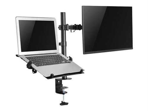Support écran et ordinateur portable Neomounts FPMA-D550NOTEBOOK noir sur