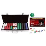 Set De 100 Jetons De Poker Grimaud – Coffret Cristal, Boîte Distributeur, Parties Entre Potes