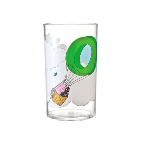 Verre acrylique Barbabapapa Alphabet Petit Jour Paris Multicolore