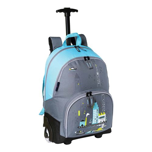 Sac À Dos À Roulettes Lumineuses City Garçon Bodypack Bleu Garçon