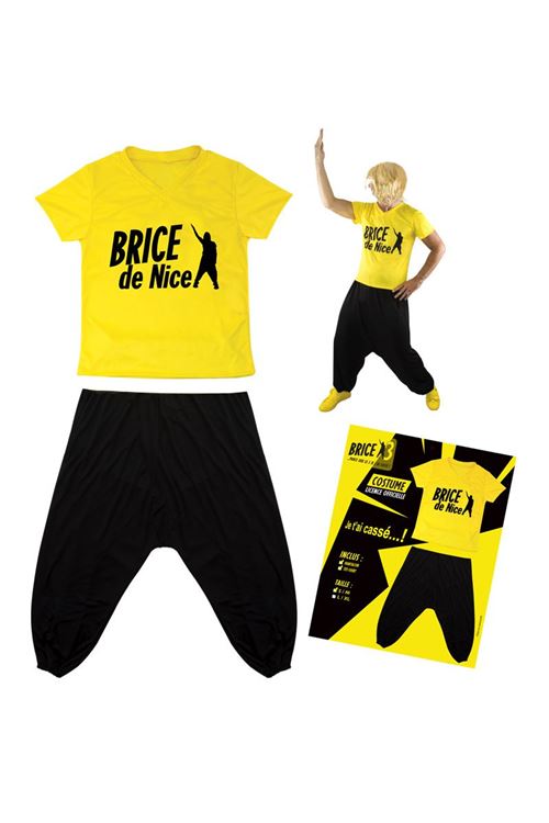 P'TIT CLOWN - 84101 - Costume adulte Brice de Nice - Taille L/XL