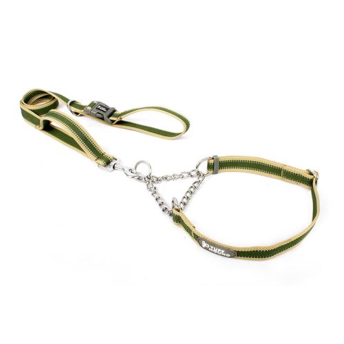 Meilleurs prix pour Harnais et Laisses TUFFHOUND kit pour chien - Vert foncé (Taille: L)