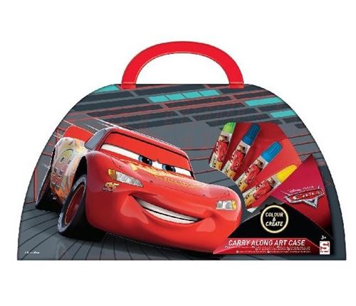 Sambro valise de couleur Cars 3 50 pièces rouge