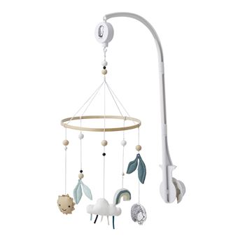coffret mobile musical lovely nature avec jouets en coton bio tu vertbaudet mobiles achat prix fnac