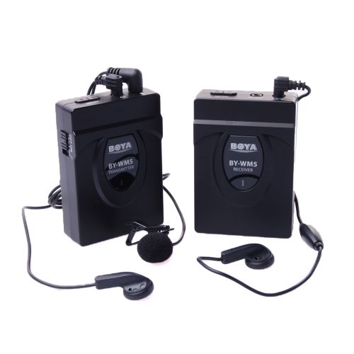 BOYA microphone sans fil PAR-WM5 pour appareil photo reflex numérique Caméscope Audio Recorder XCSOURCE