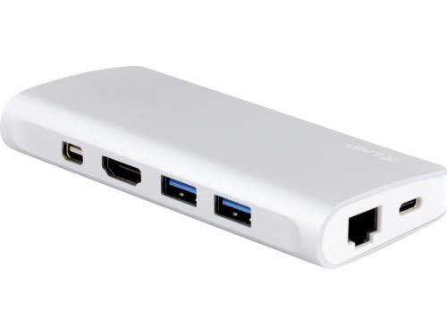 LMP USB-C Travel Dock Argent - Dock USB-C 9 ports