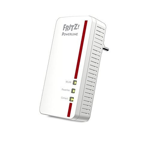 AVM FRITZ!Powerline 1260E - Pont - GigE, HomePlug AV (HPAV) 2.0, IEEE 1901 - 802.11a/b/g/n/ac - Bi-bande - Branchement mural
