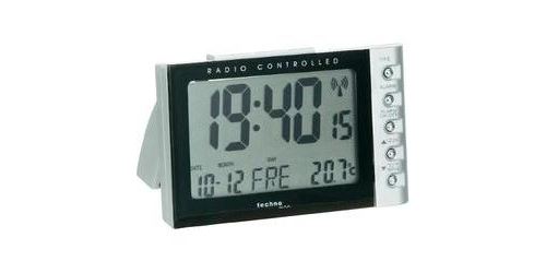 Réveil radiopiloté(e) Techno Line WT 188 argent, noir