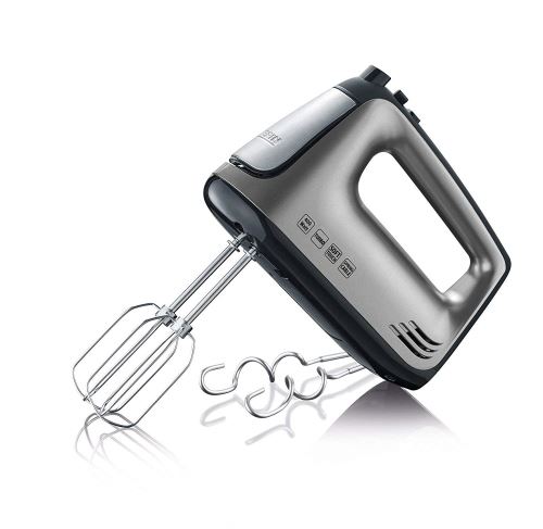 SEVERIN HM 3832 - Handmixer - 400 W - grijs metalliek/zwart/roestvrij staal