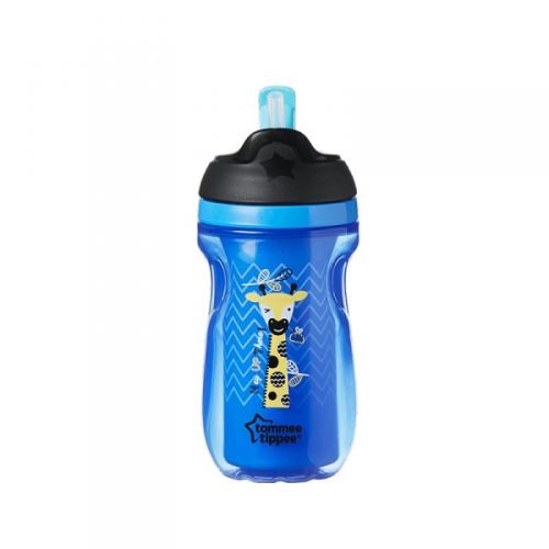 Tasse isotherme à paille garcon +12m - tommee tippee