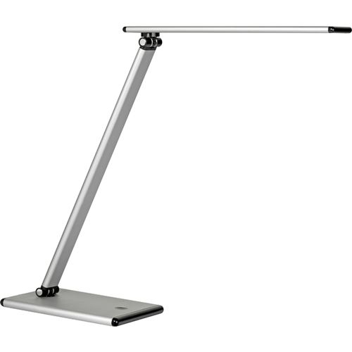 unilux unilux lampe de bureau led terra, couleur: gris metallique noir
