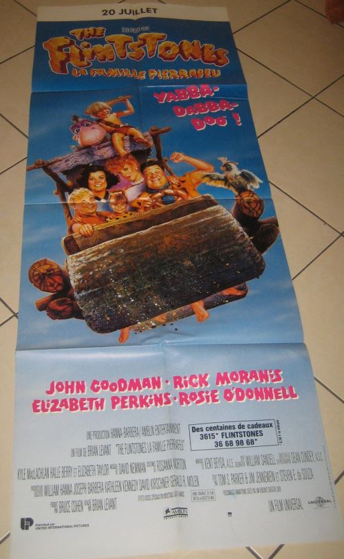 The Flintstones AFFICHE CINEMA ORIGINALE État correct - N/A reconditionné disponible sur Fnac