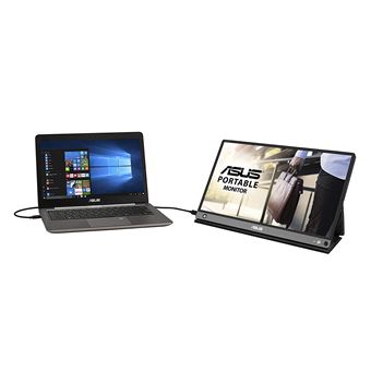 ASUS ZenScreen GO MB16AHP - Écran LCD - 15.6" - portable - 1920 x 1080 Full HD (1080p) - IPS - 250 cd/m² - 700:1 - Micro HDMI, USB-C - haut-parleurs - noir
