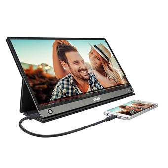 ASUS ZenScreen GO MB16AHP - Écran LCD - 15.6" - portable - 1920 x 1080 Full HD (1080p) - IPS - 250 cd/m² - 700:1 - Micro HDMI, USB-C - haut-parleurs - noir