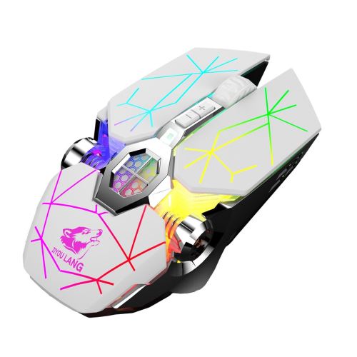 Souris de jeu X13 Bluetooth sans fil Mode double Rechargeable