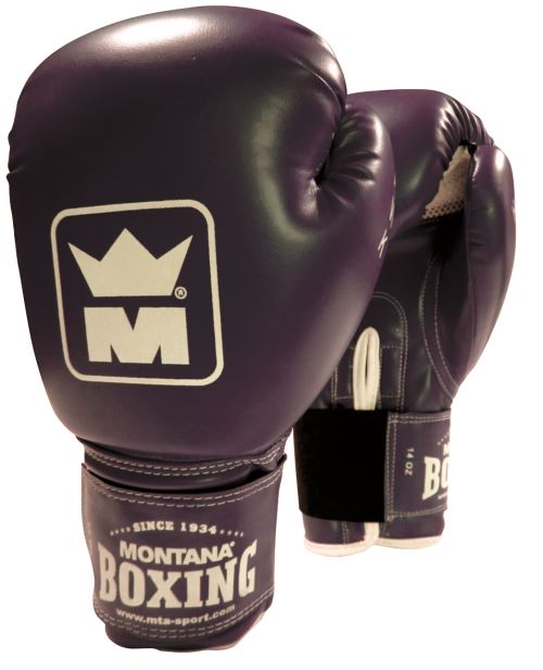 Montana Unisex Noir Gants De Boxe Hawk - Image 3