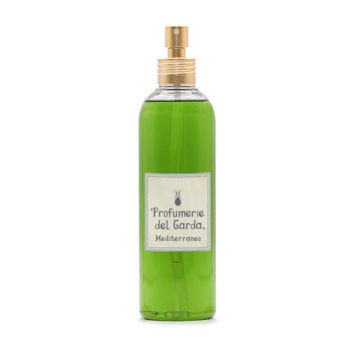 HOMEMANIA Spray Mediterraneo - Diffuseur, assainisseurs d'air - Parfum Boisé et Agrumes - 250 ml Vert en Plastique, Parfum, 5 x 5 x 19,5 cm