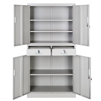 41 Sur Tectake Armoire Metallique De Rangement De Bureau A Portes