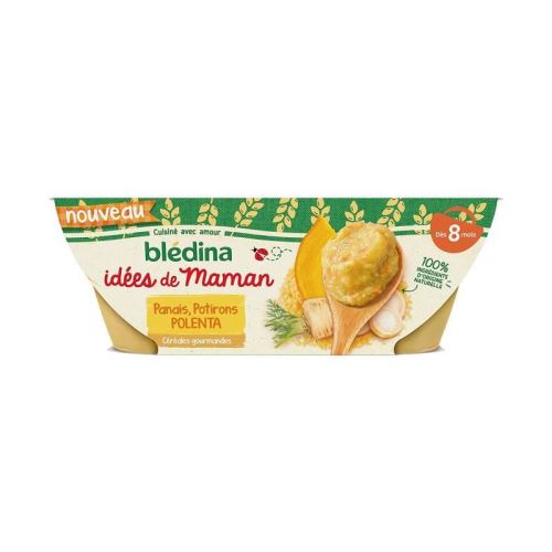 BLEDINA - Les idées de Maman Panais et potiron polenta 2 x 200g
