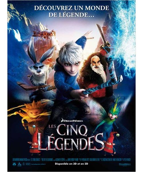 Les 5 Légendes AFFICHE CINEMA ORIGINALE