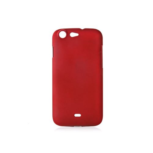 Coque rigide rouge toucher gomme pour Wiko Stairway