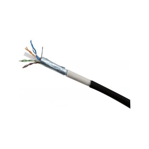 Cordon RJ45 étanche catégorie 6 F/UTP noir - 3 m