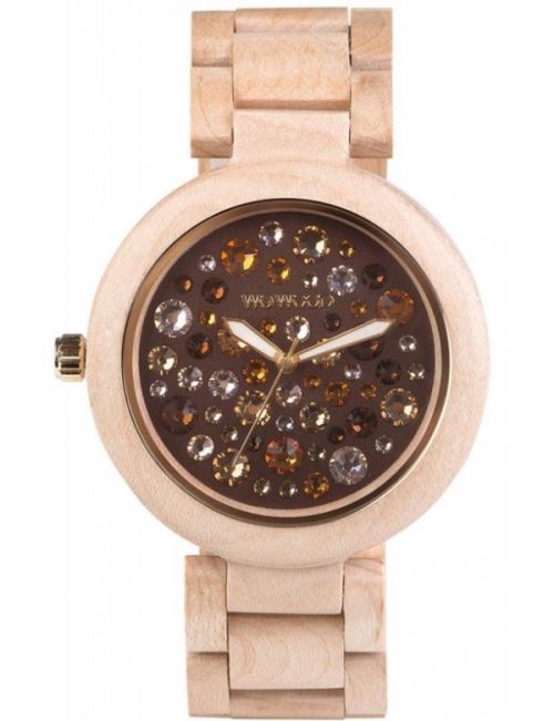 WEWOOD Alnus Beige Topaz - Montre femme en bois