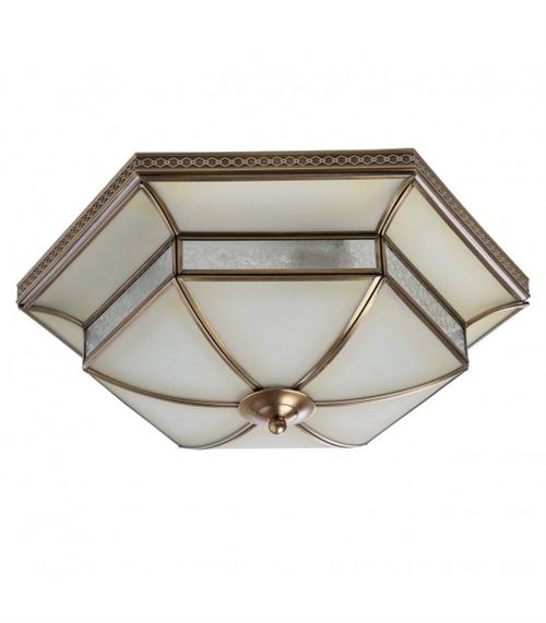 Plafonnier laiton Country 4 ampoules 15 Cm