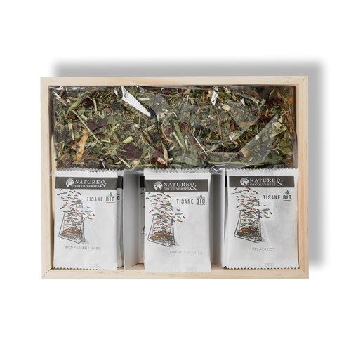 Coffret infusions hivernales, marque artisanale de thé et tisane