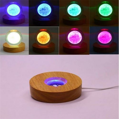 Socle de lumière Led lumineux multi couleurs Avec Télécommande - Achat &  prix