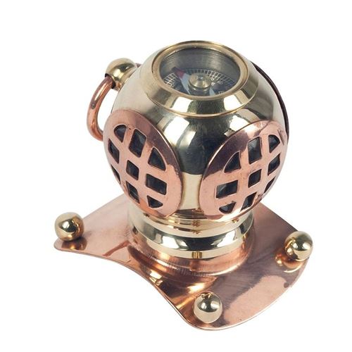 Signe Grimalt Presse Papier Boussole En Forme De Scaphandrier